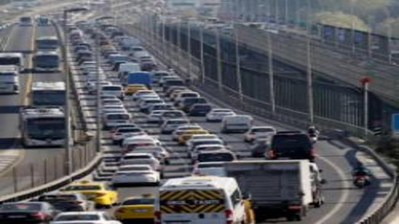 İstanbul'da trafik yoğunluğu yüzde 69'a kadar ulaştı