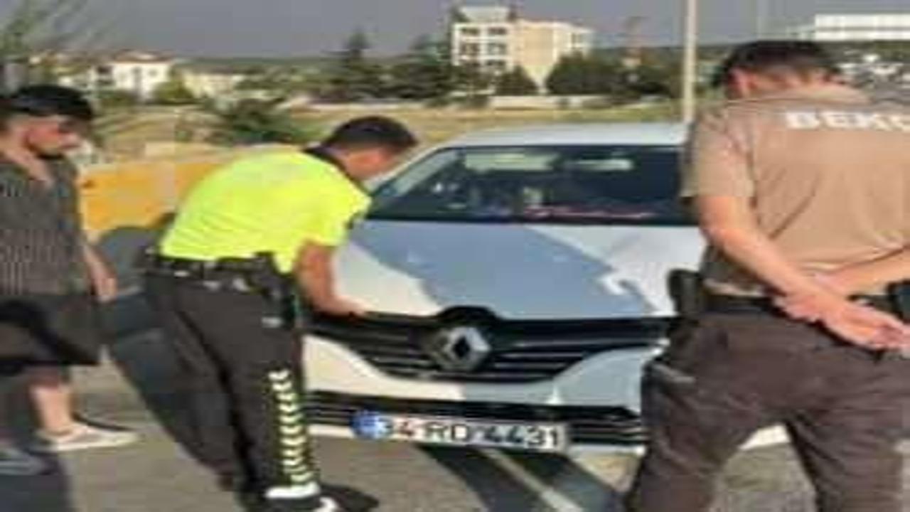 Çakarlı araca 276 bin lira ceza kesildi! Suçu kayınpederine attı