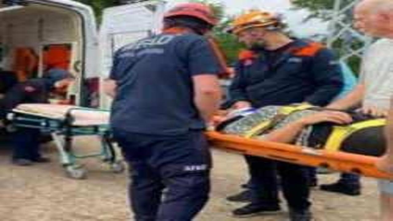 Rize’de ilkel teleferik kazası: 1 yaralı