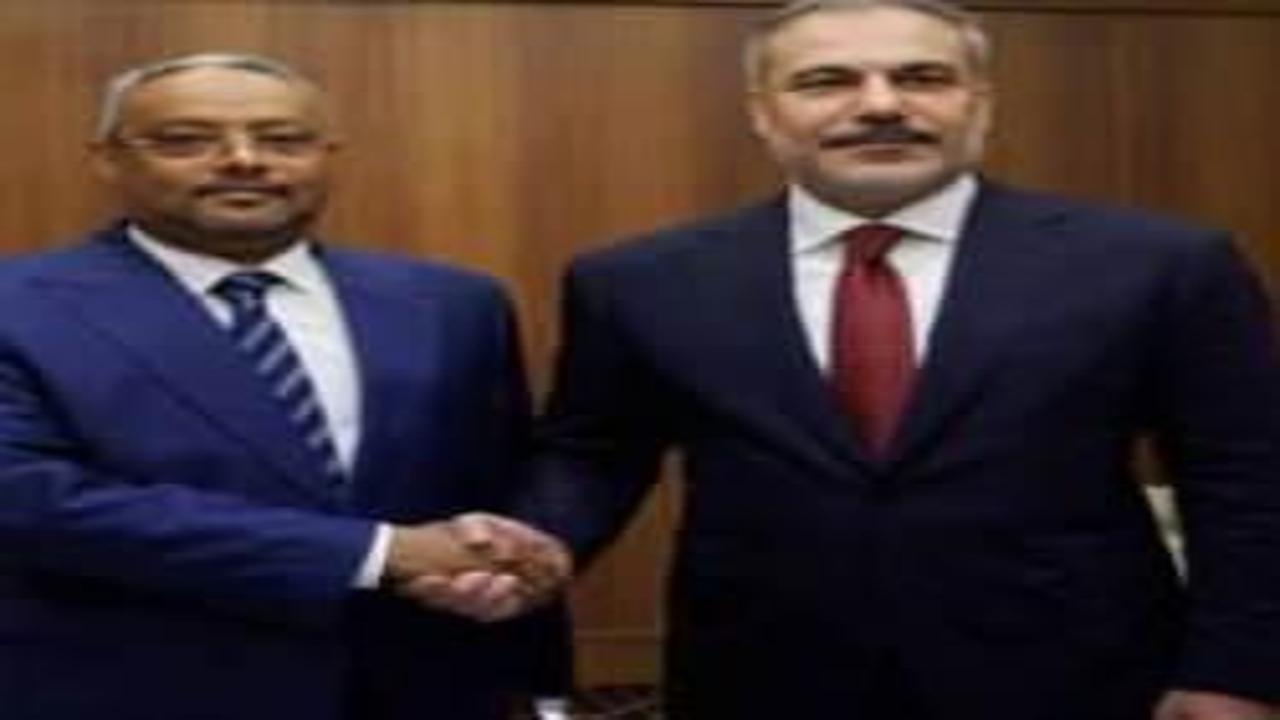 Bakan Fidan, Cibuti Dışişleri Bakanı Omar ile bir araya geldi