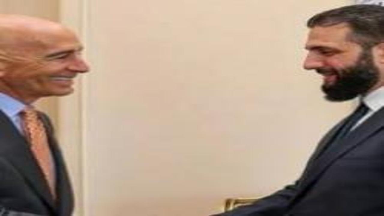 Suriye Devlet Başkanı Ahmed eş-Şara, ABD'nin Suriye Özel Temsilcisi Barrack ile görüştü