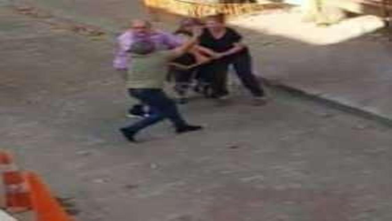 Tekirdağ'da kiracının biber gazlı dehşeti kamerada
