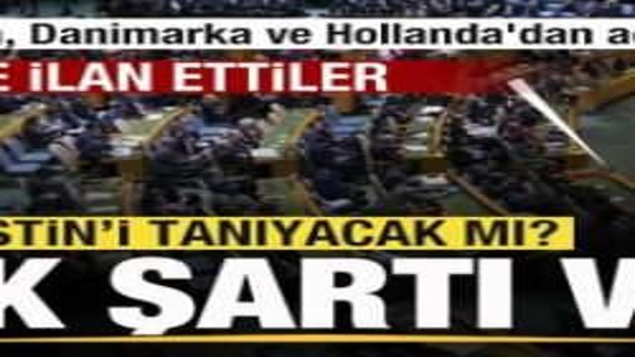 Almanya, Danimarka ve Hollanda'dan flaş Filistin açıklaması! Tanıyacak mı? Tek şartı var
