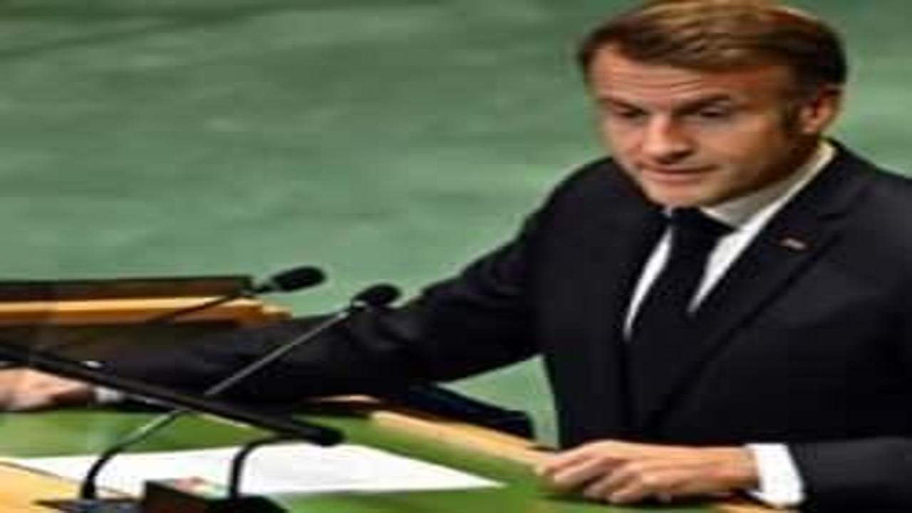 Son Dakika... Macron BM'de duyurdu: Filistin devletini tanıyoruz!