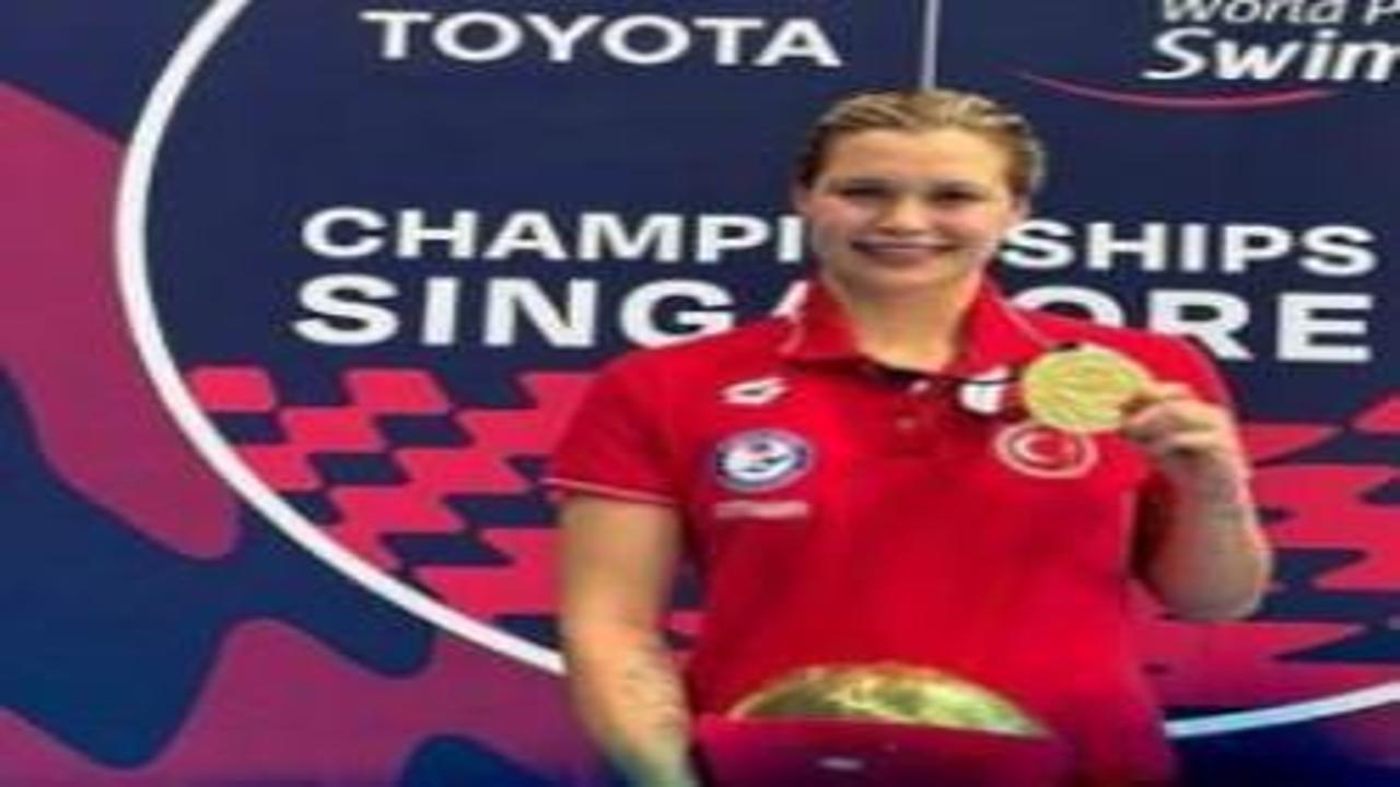 5 altın madalya ile Türk spor tarihine geçen Defne Kurt, yılın sporcusu seçildi
