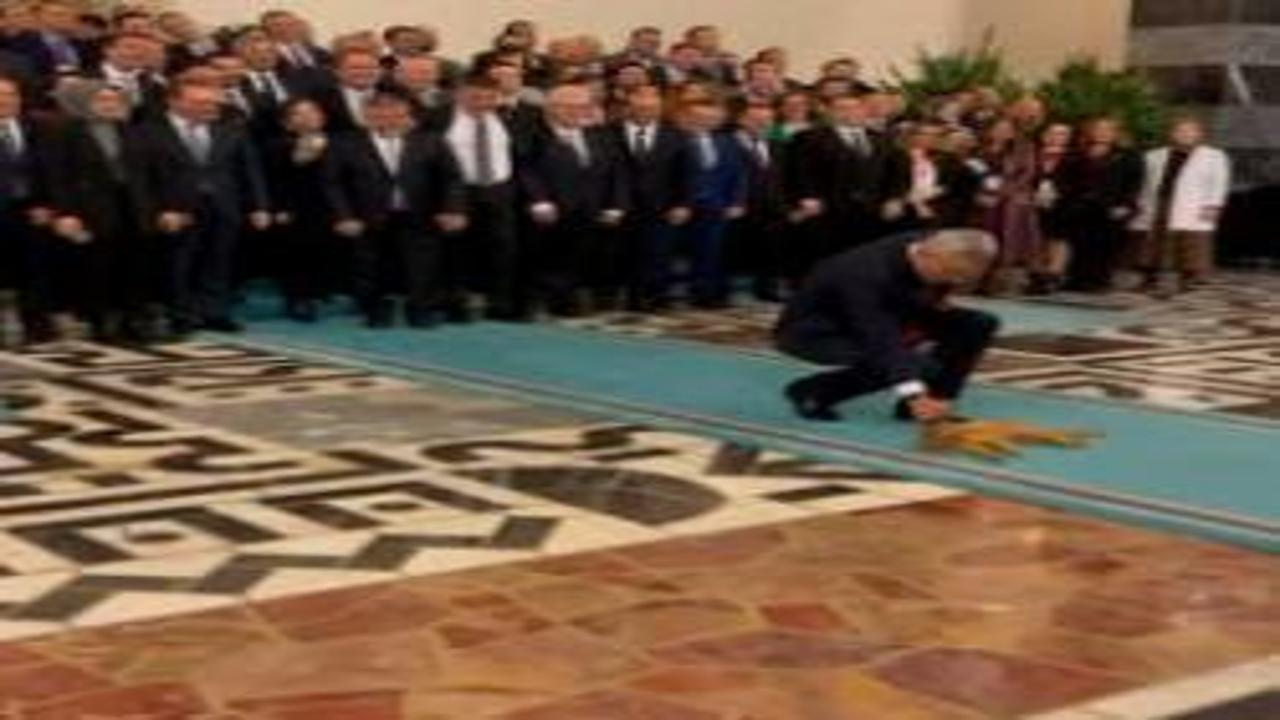 Bakan Memişoğlu ve ekibini gülümseten davetsiz misafir kamerada