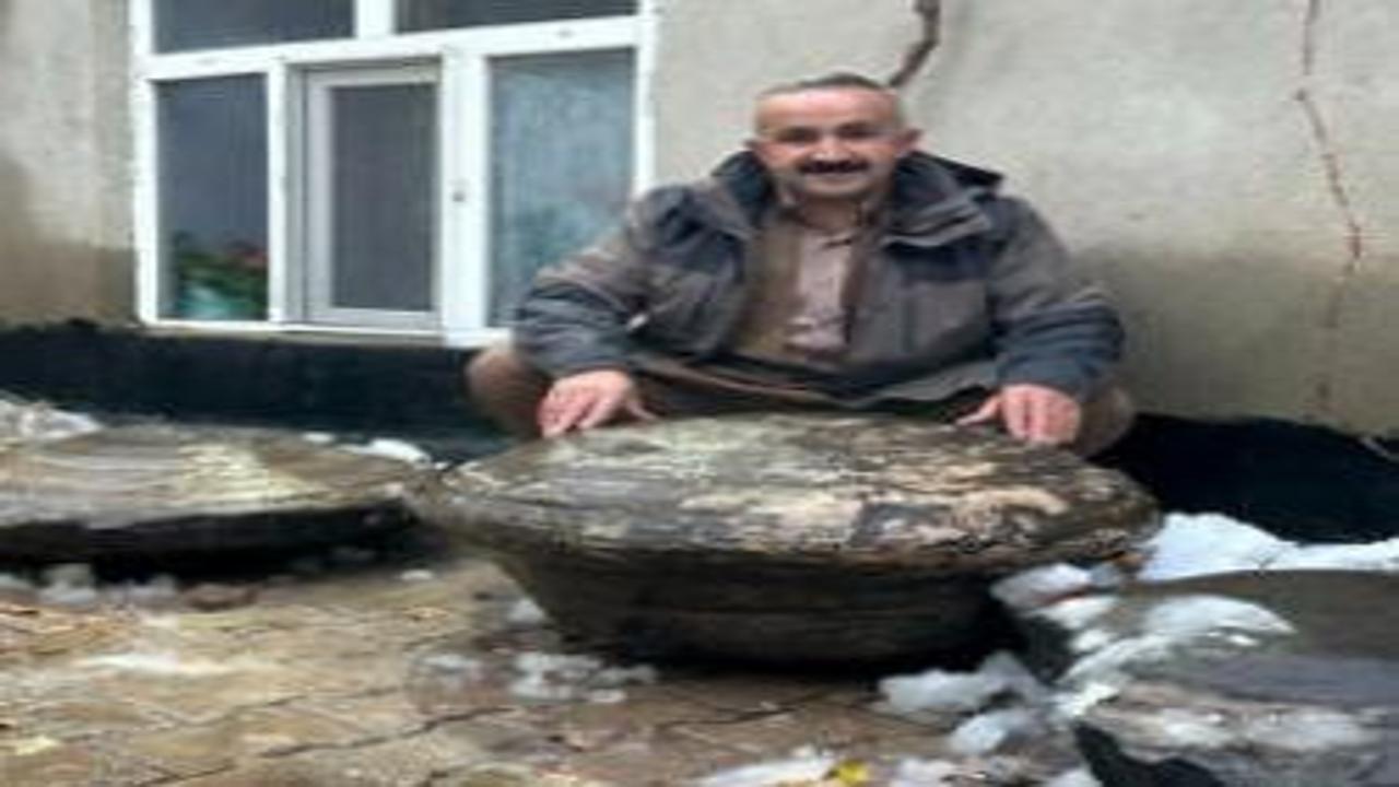 Hakkari'de ilginç keşif: 200 kilogram ağırlığındaki cisimlerin ne olduğu çözülemiyor