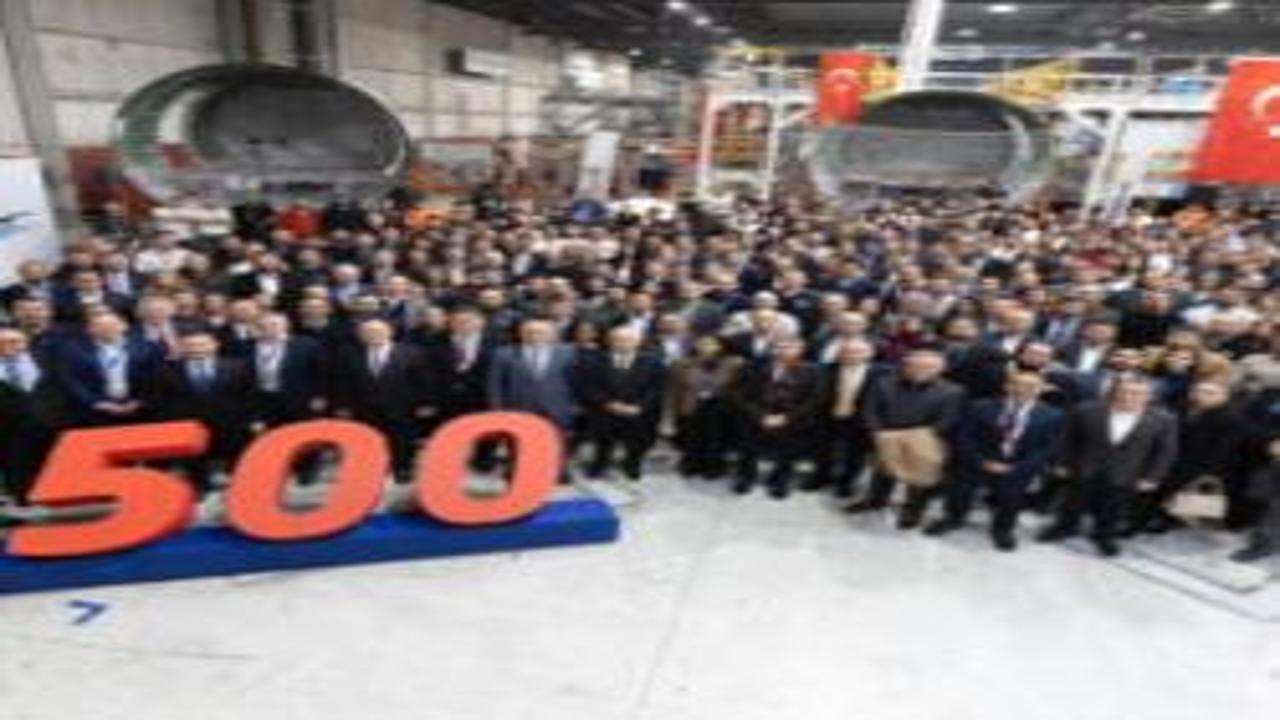 TUSAŞ Airbus'a 500'üncü gövde teslimatını gerçekleştirdi