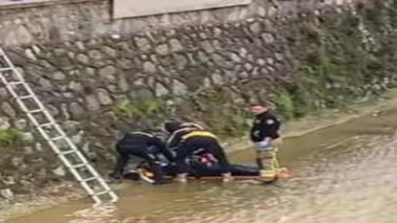 Dere yatağına düştü, duran kalbi yeniden çalıştırıldı