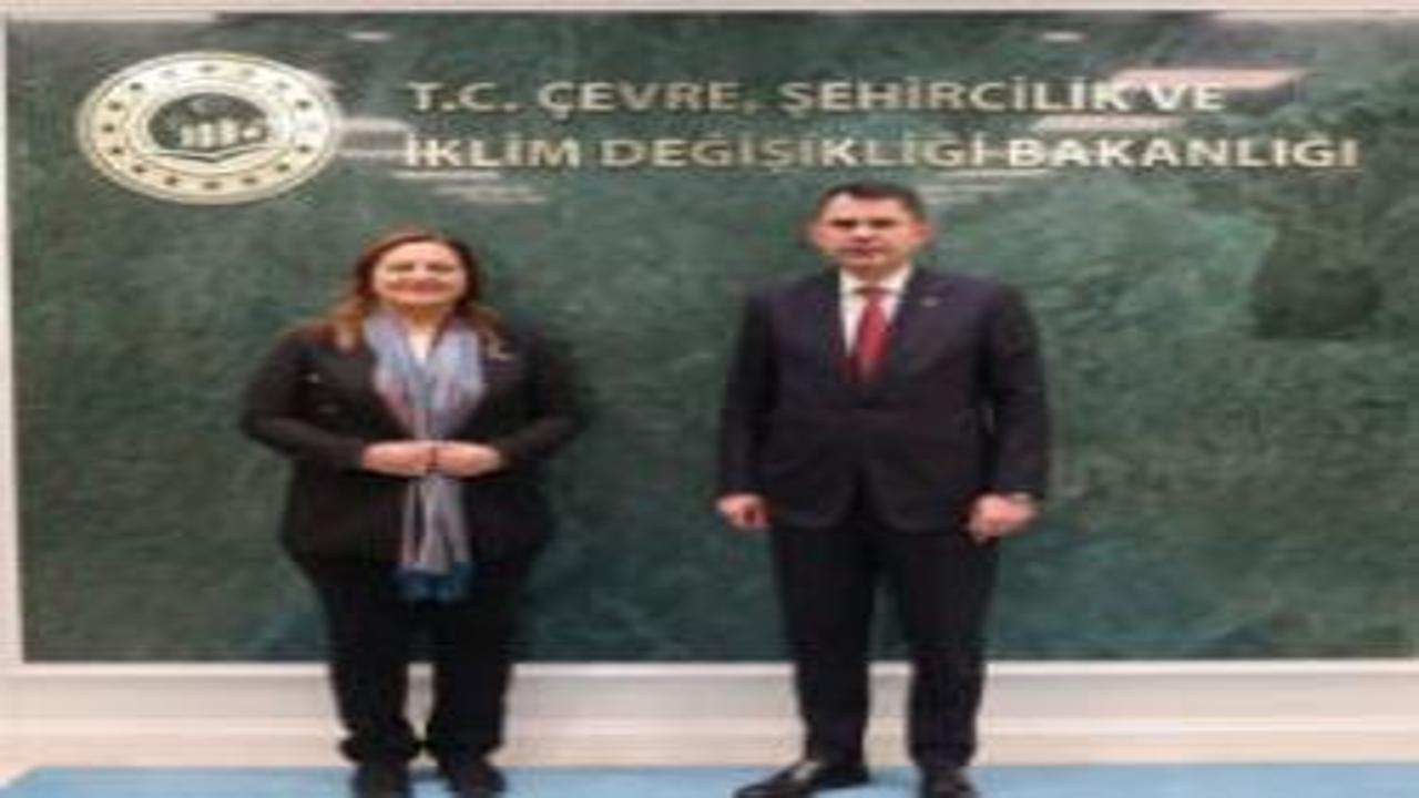 Bakan Kurum, Afyonkarahisar Belediye Başkanı Köksal'ı kabul etti