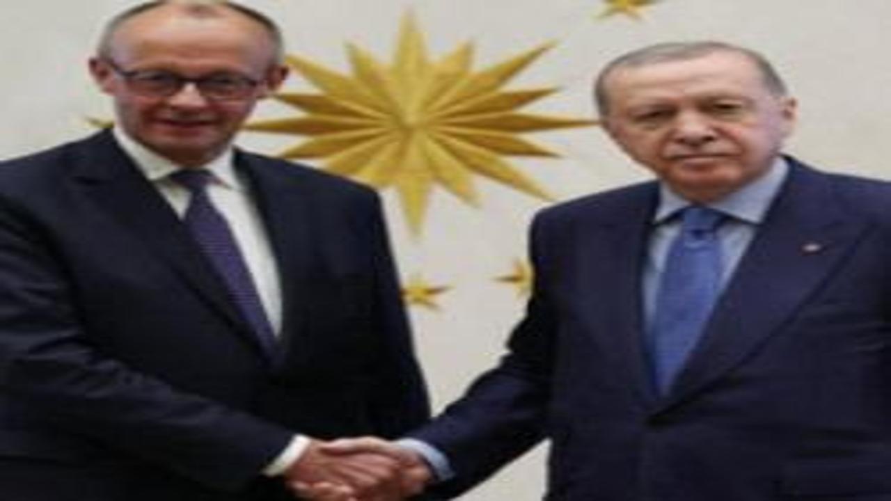 Başkan Erdoğan, Almanya Başbakanı Merz ile görüştü