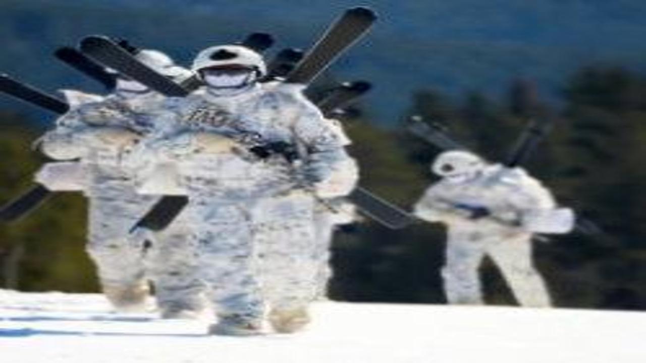 Daima hazır! Komandolarımız her şartta göreve hazır