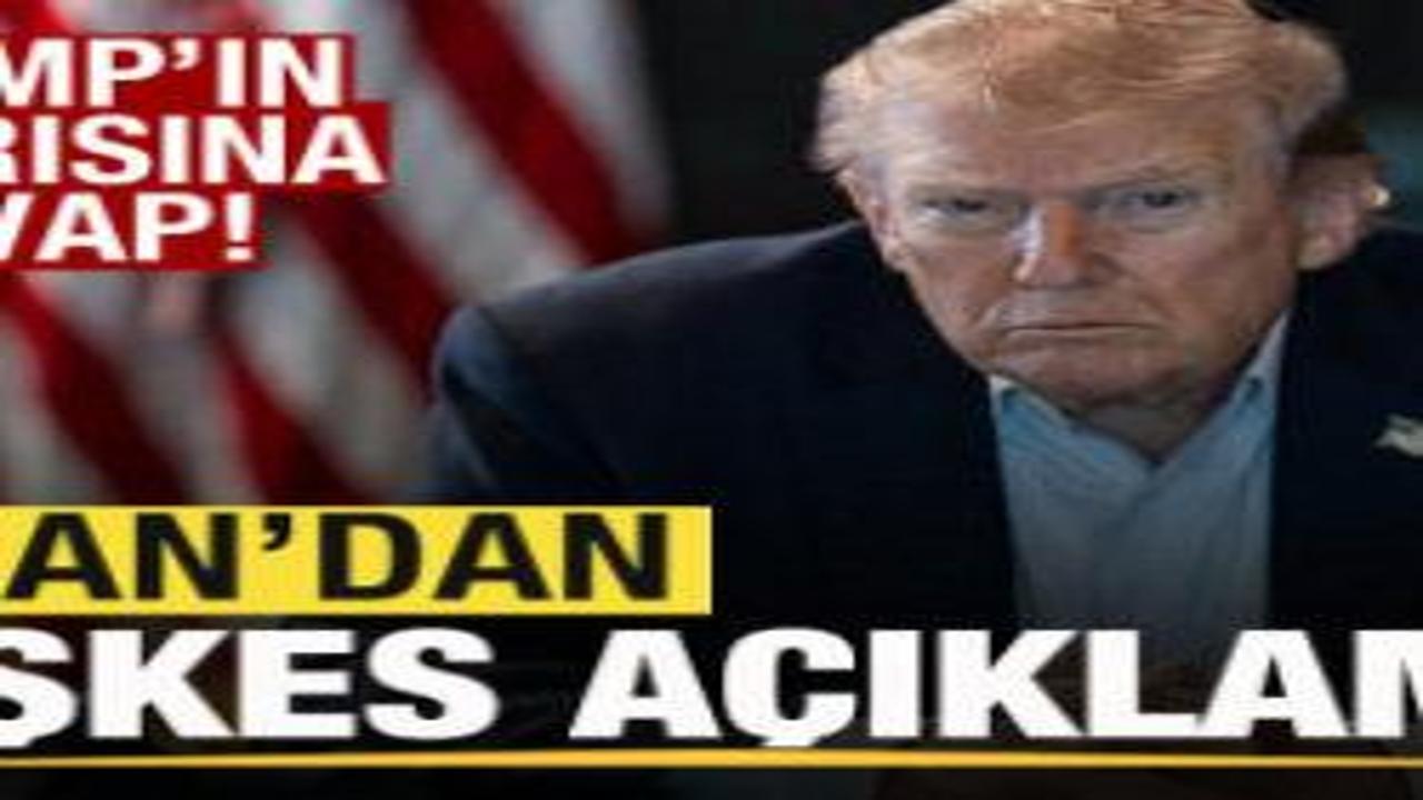 Trump'ın çağrısına ilk cevap! İran'dan son dakika ateşkes açıklaması