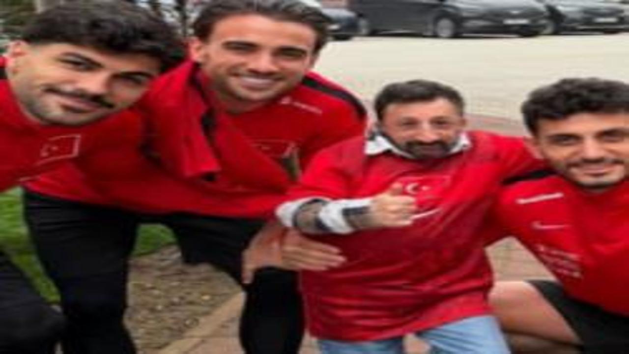 Milli Takım'a sürpriz ziyaret! Sosyal medyada gündem oldu