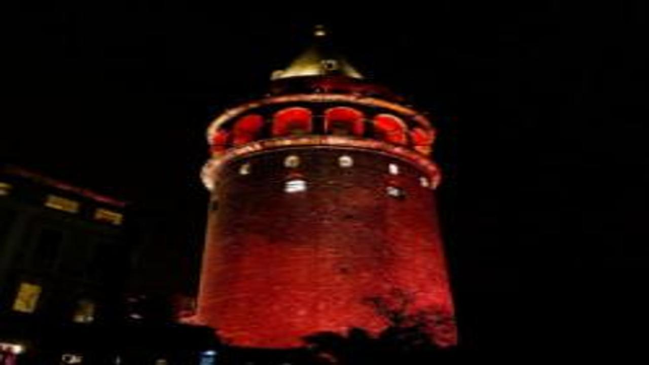 Galata Kulesi 26 Mart’ta Multipl Miyelom darkındalığı için kırmızıya bürünecek