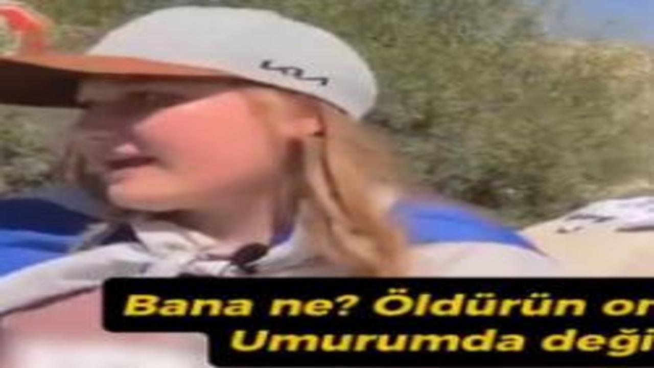 Siyonistler çocuklarına dahi öğretti! Küçük kızın Gazze'ye yönelik sözler kan dondurdu