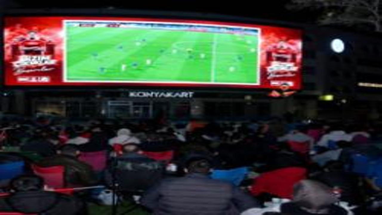 A Milli Takım kazandı! Konya'da Dünya Kupası coşkusu yaşandı