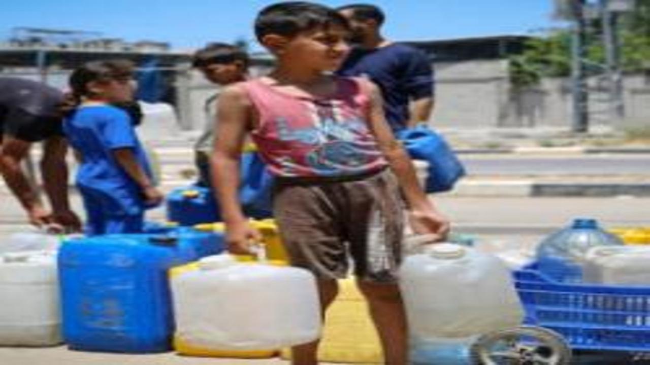 Gazze'de 500 bin kişi içme suyundan mahrum