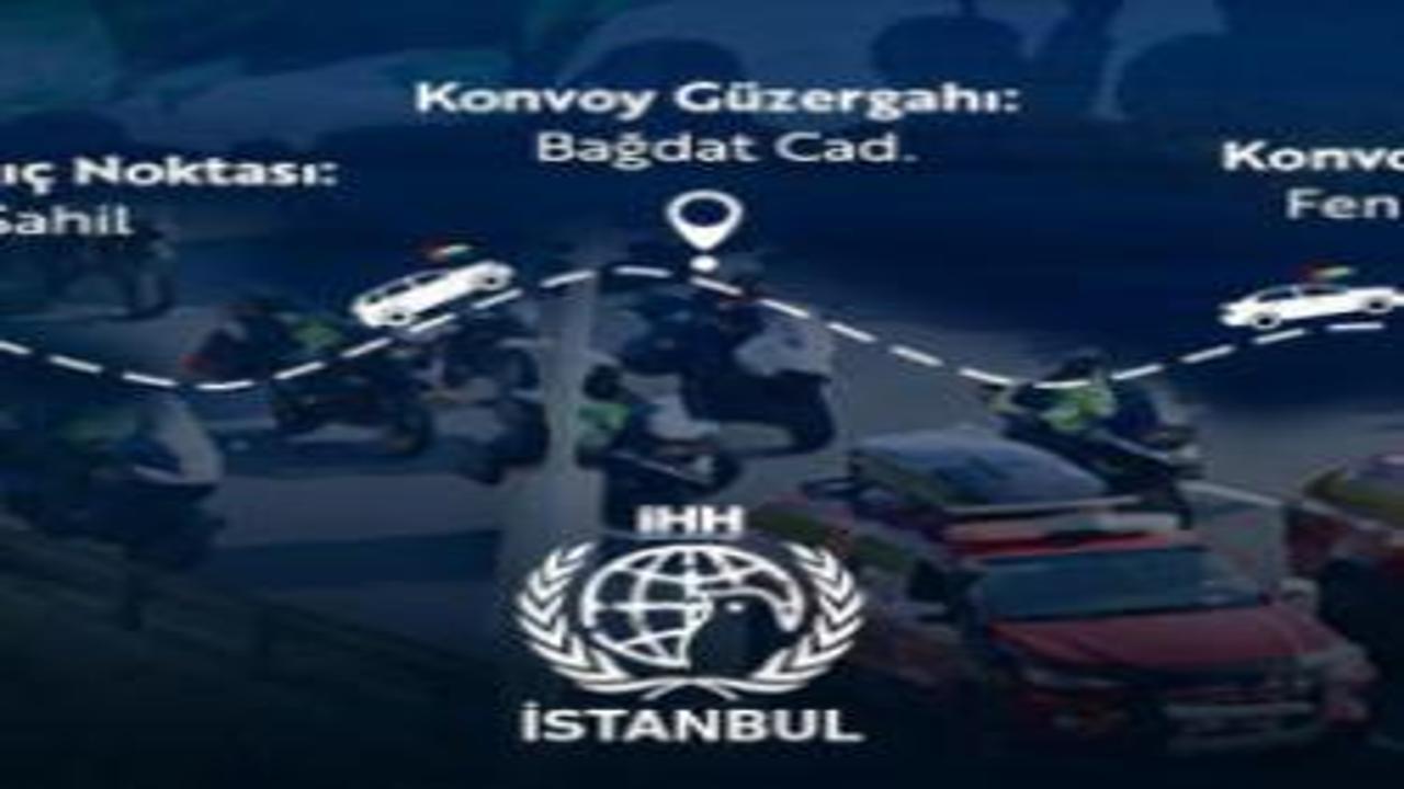 İstanbul’da Gazze için araç konvoyu düzenlenecek