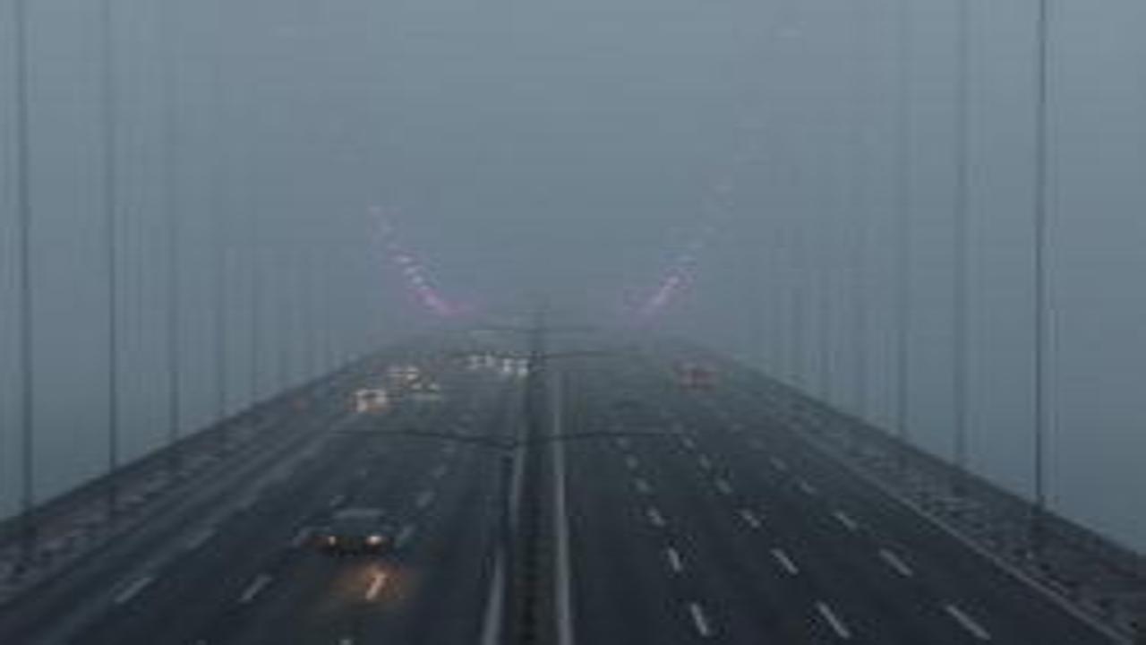 İstanbul'da yoğun sis