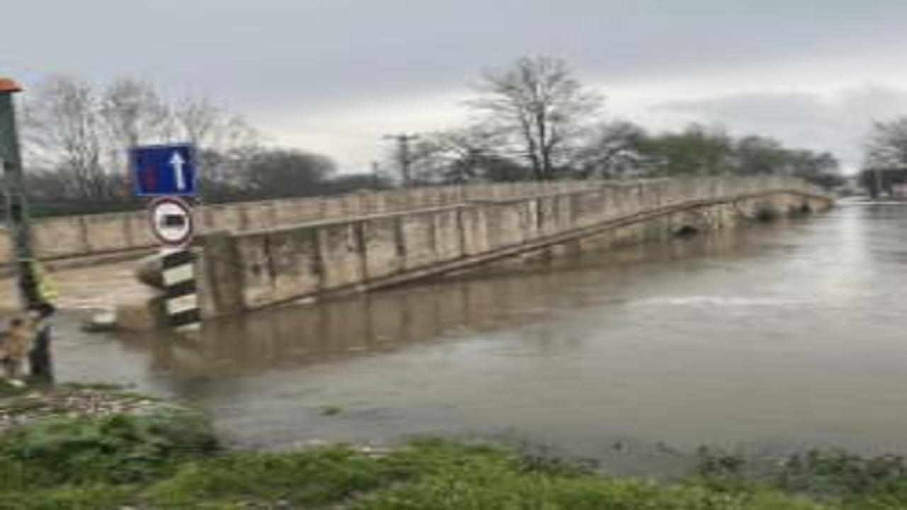 Meriç ve Tunca nehirler için 'sarı alarm' verildi