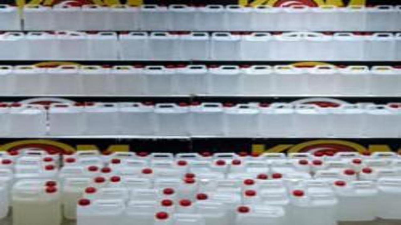 Sahte alkol operasyonu: 1 ton etil alkol ele geçirildi