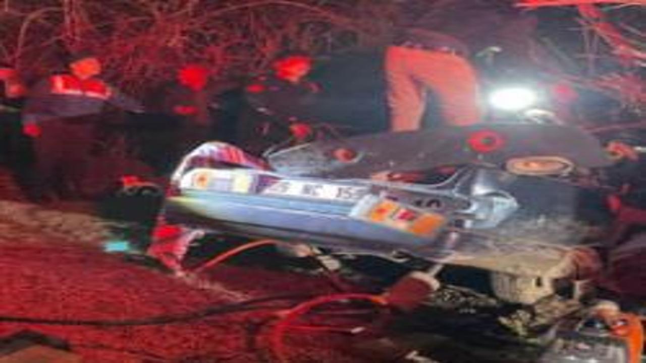 Yol kenarındaki ağaca çarptı: 2 ölü!