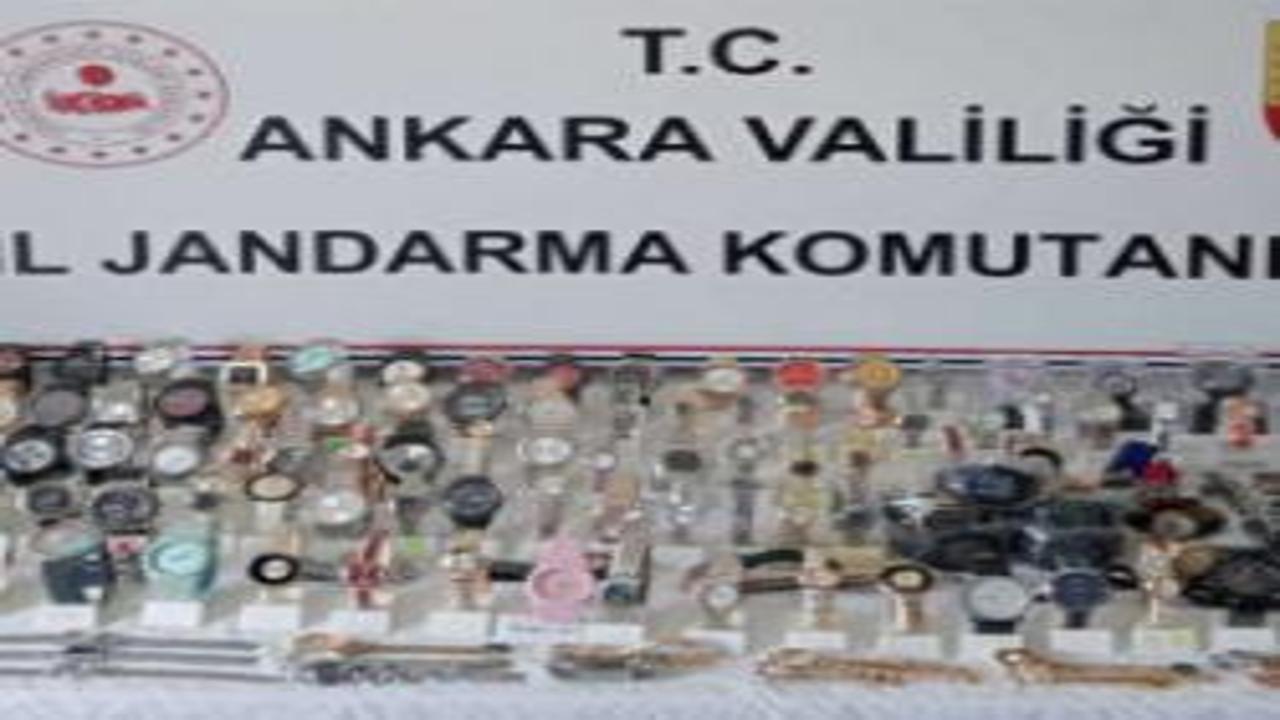 Ankara'da milyonluk kaçak saat operasyonu!