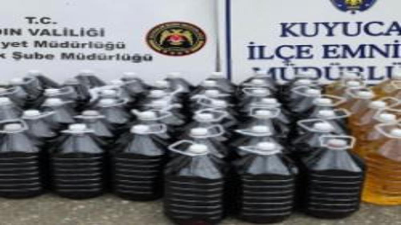 Aydın'da sahte içki operasyonu: 3 gözaltı