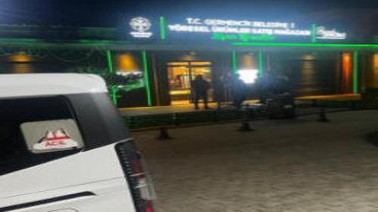 Belediyenin satış mağazasına silahlı saldırı