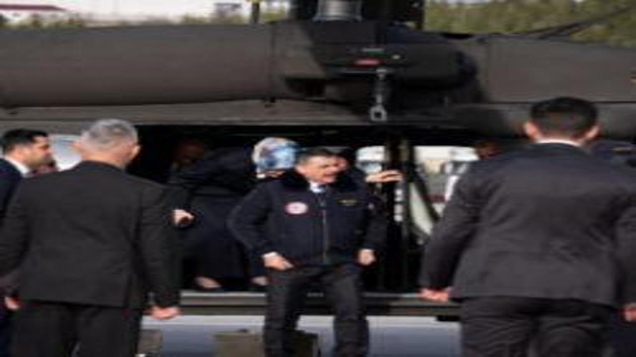 Bakan Çiftçi, Emniyet envanterine alınan T-70 helikopteriyle ilk uçuşunu gerçekleştirdi