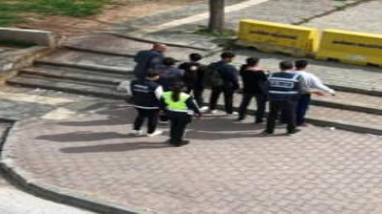 Gaziantep'te okul çevrelerinde dron destekli sıkı denetim