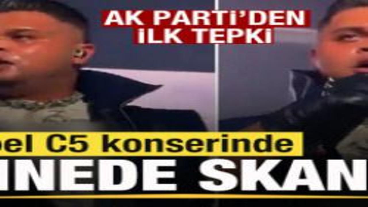 Lvbel C5 konserinde sahnede skandal! AK Parti'den tepki