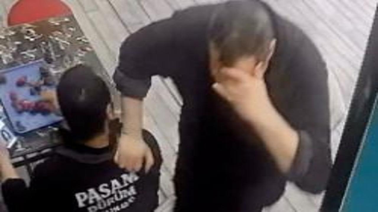 Nefes borusuna çilek kaçan döner ustasını kurye hemlich manevrasıyla kurtardı