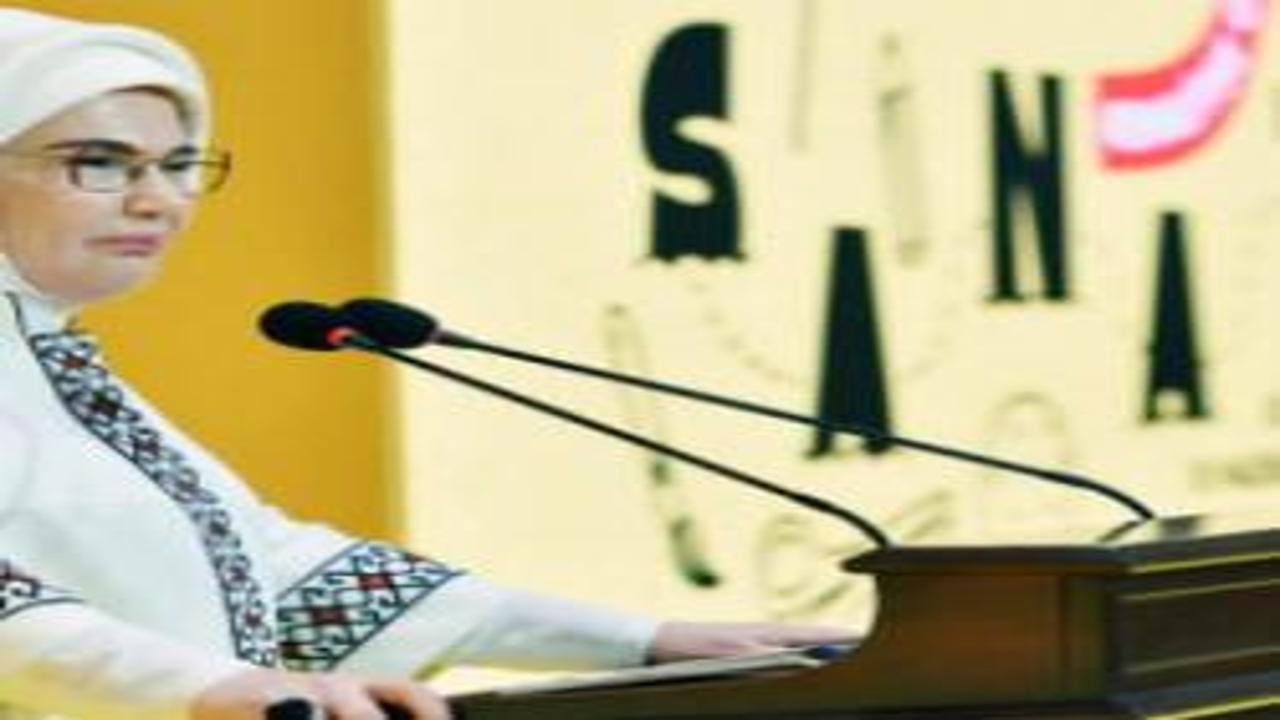 Emine Erdoğan: Küreselleşmenin kültürleri tek potada eritme gibi bir yan tesiri var