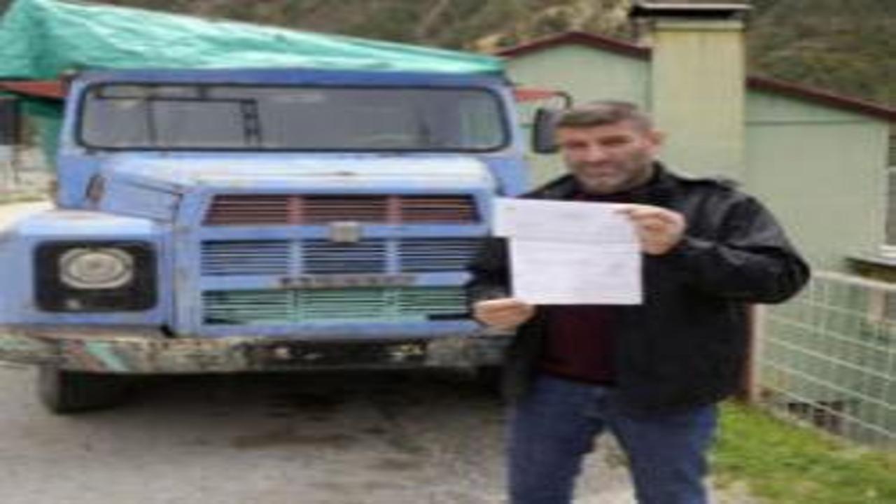 Gümüşhane'den çıkartmadığı aracına FSM'den ceza geldi1