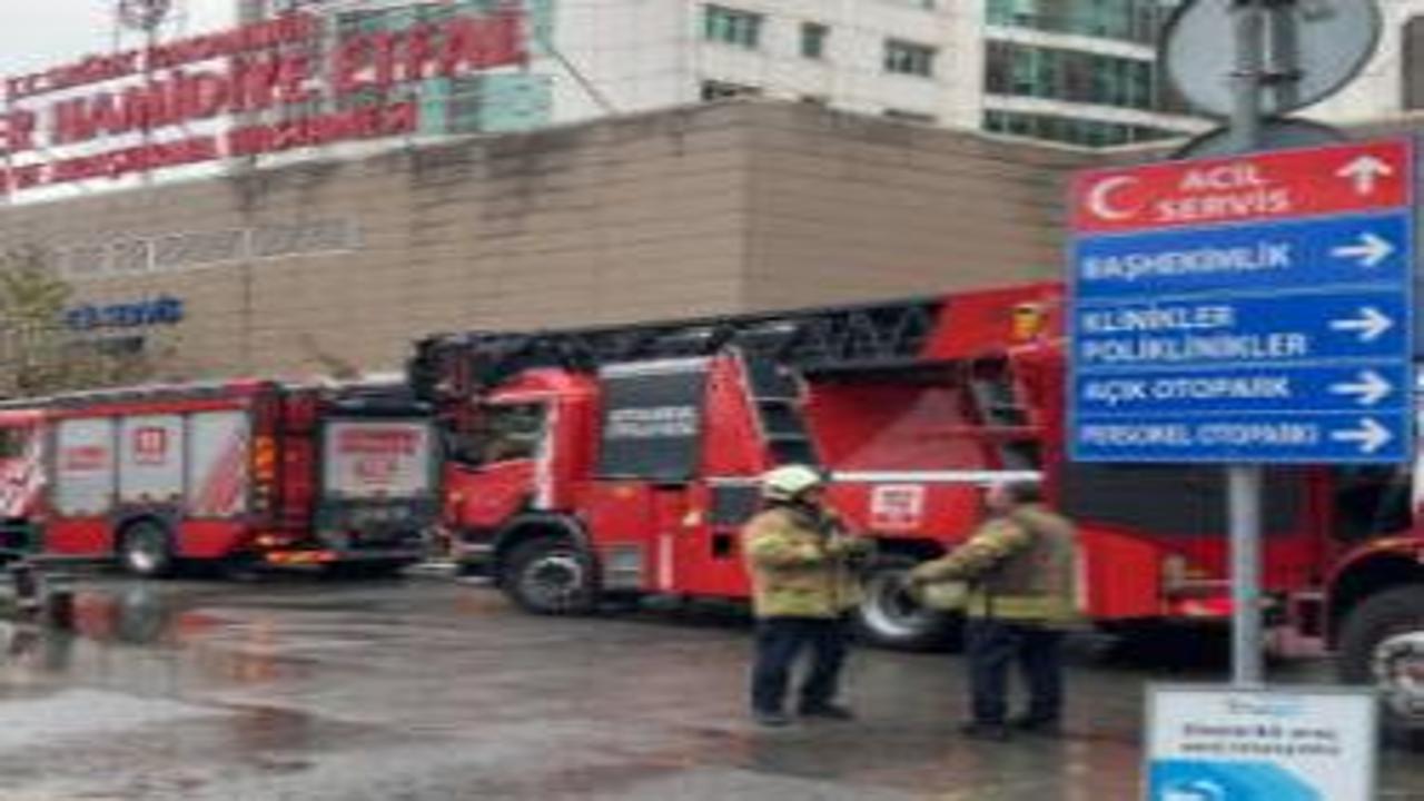 Sarıyer’de hastanenin acil servisinde çıkan yangın paniğe neden oldu
