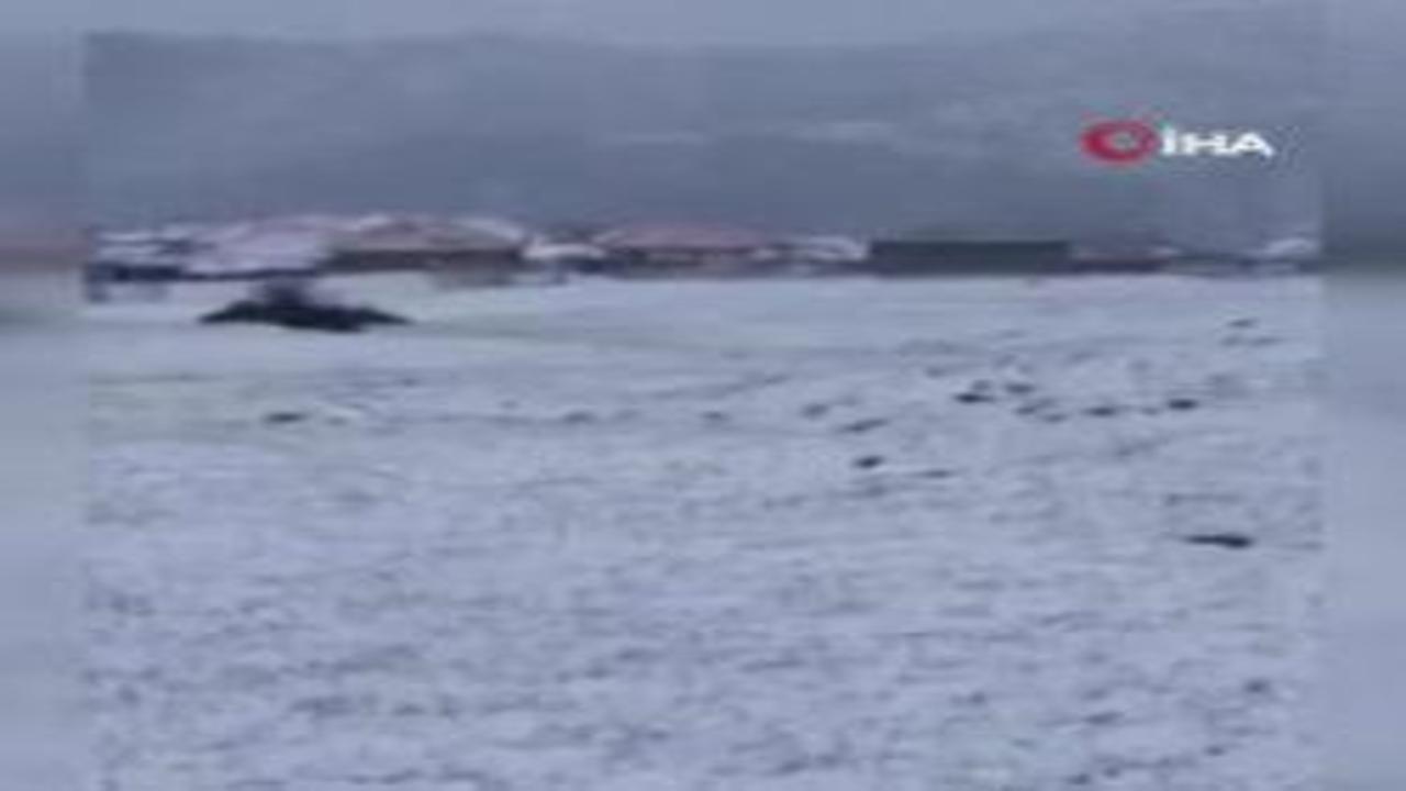 Baharda kar yağdı: Ankara beyaza büründü