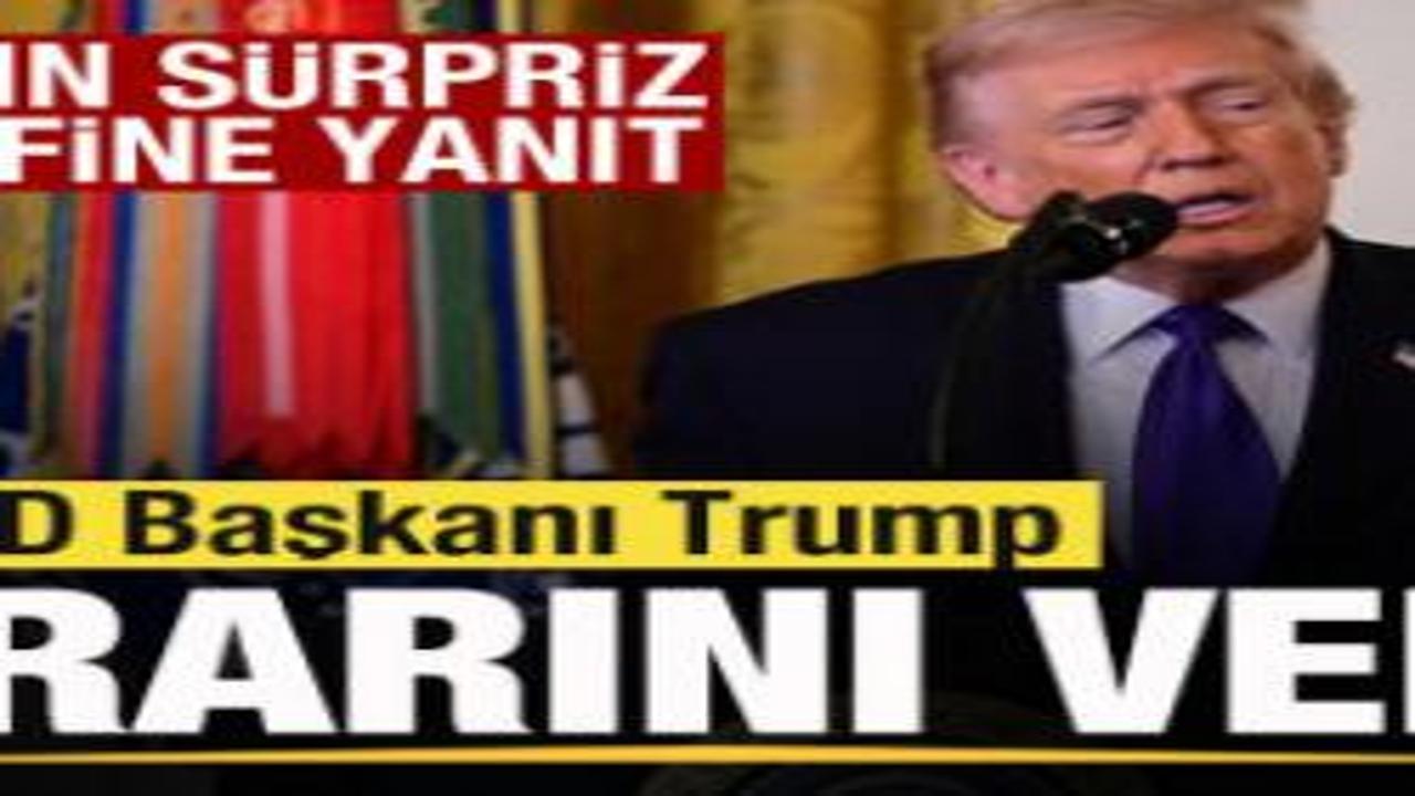 Trump kararını verdi! İran'ın sürpriz teklifine yanıt