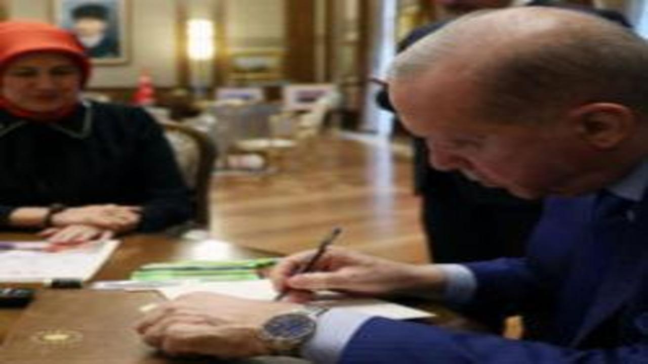 Başkan Erdoğan kurban bağışı yaptı