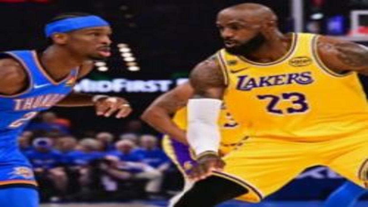 LeBron, Lakers'a yetmedi! Thunder yarı final serisine galibiyetle başladı