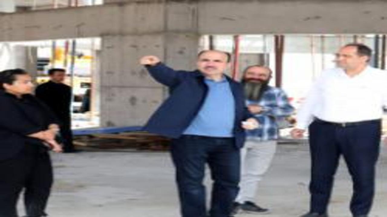 Başkan Altay, Mevlevi Dergahı inşaatını inceledi