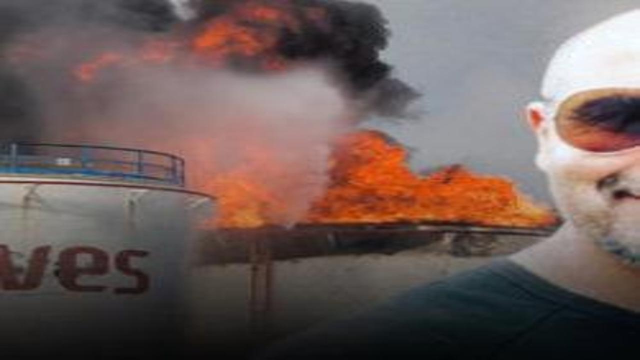 Mersin'de akaryakıt tankındaki patlamada ölen işçi son yolculuğuna uğurlandı