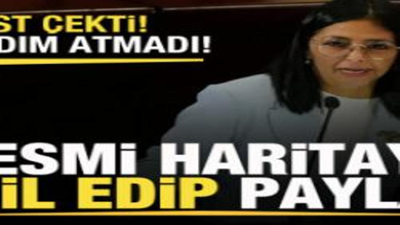 Rest çekti! Tartışmalı bölgeyi resmi haritaya dahil edip paylaştı!