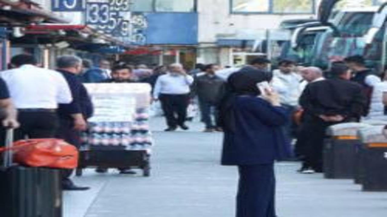 15 Temmuz Demokrasi Otogarı'nda bayram dönüşü yoğunluğu