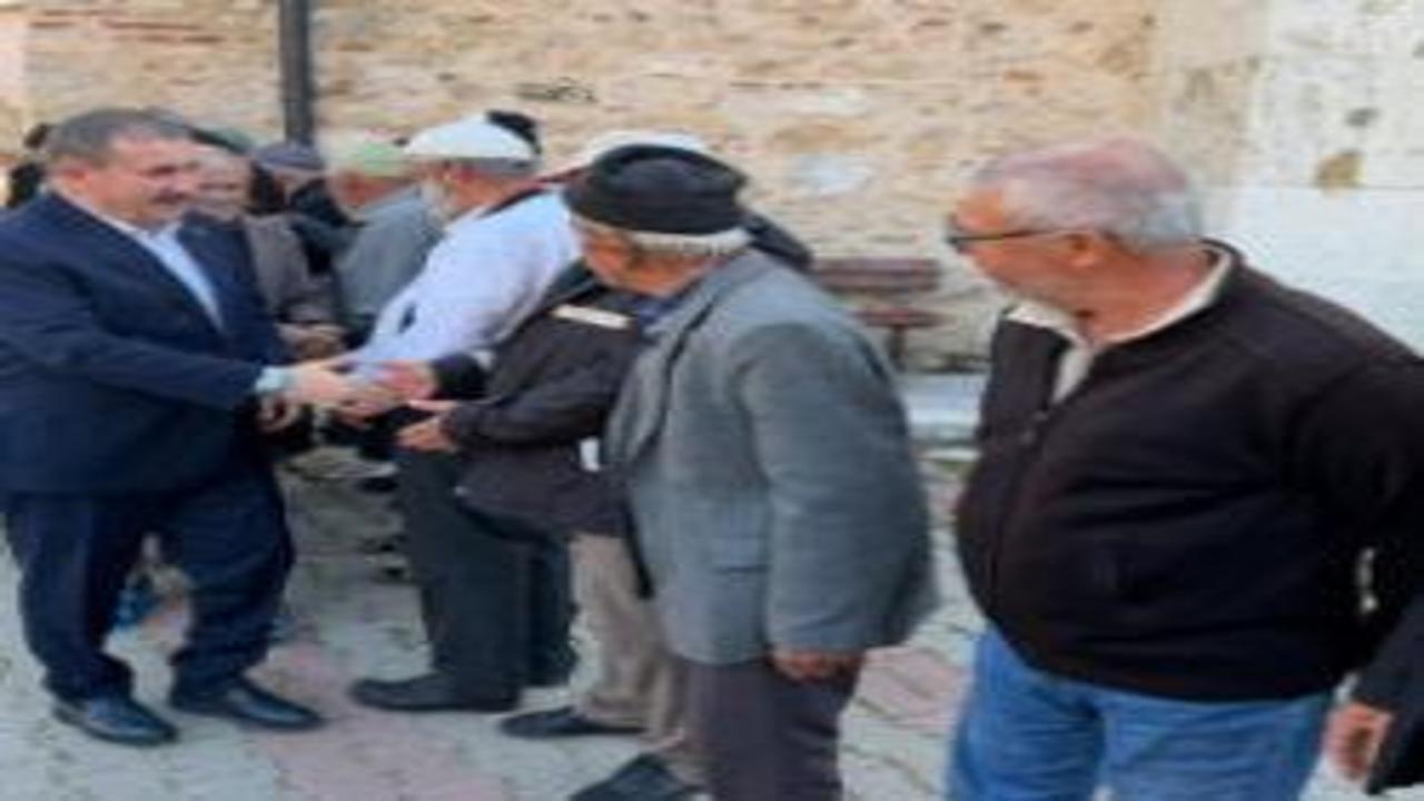 BBP Genel Başkanı Destici memleketinde vatandaşlarla bayramlaştı