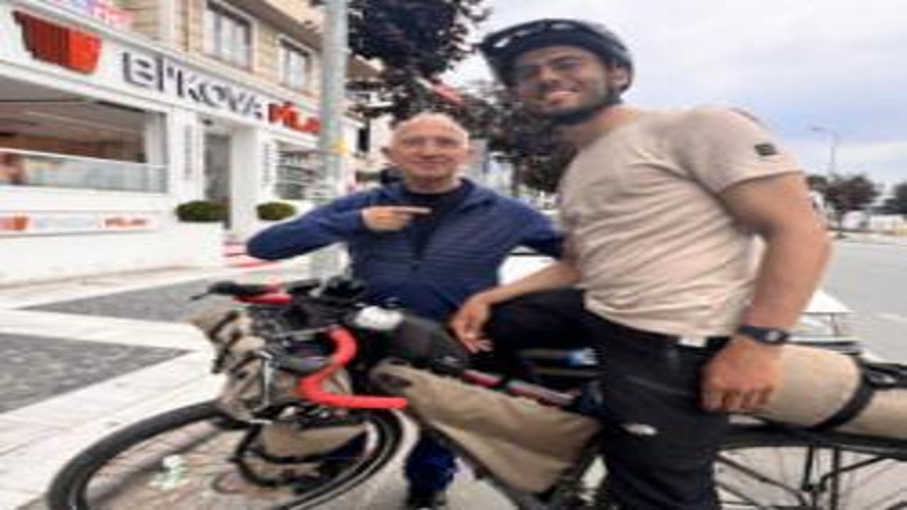Vize vermediler, Milano'dan Tokyo'ya bisikletle yola çıktı: Düzce’de mola verdi