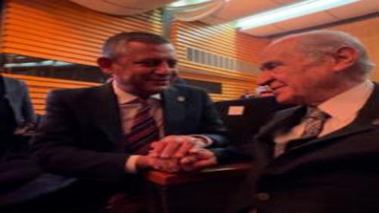 Bahçeli ile Özel Koç resepsiyonunda biraraya geldi