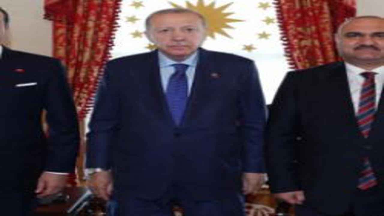 Cumhurbaşkanı Erdoğan, Kerkük Valisi'ni kabul etti