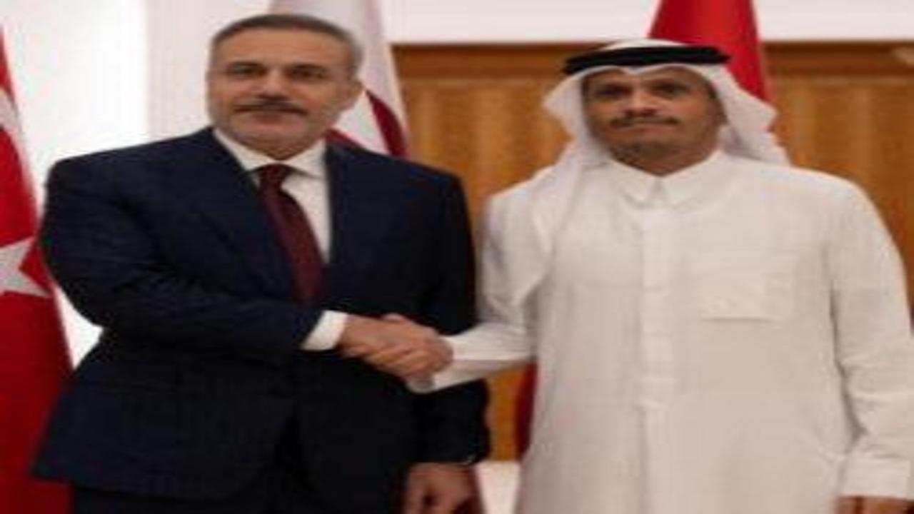 Dışişleri Bakanı Fidan, Katar Başbakanı Al Sani ile görüştü